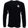 Cummins Long Sleeve Tee Mens Black 3X CMN4780